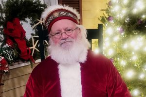 Santa at christmas in Harwich celebration