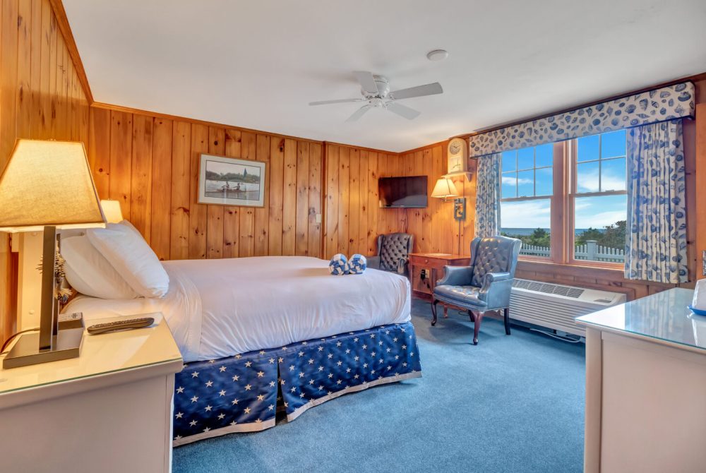 Interior of guest room at the Winstead Inn and Beach Resort