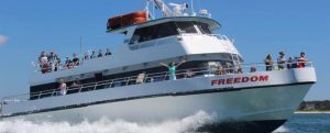 Freedom Cruise Lines ferry underway