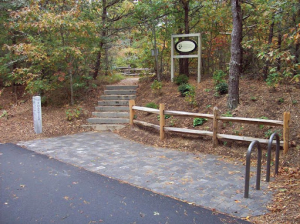 Trailhead of Harwich Conservation trail