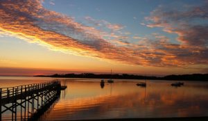 red_river_sunset